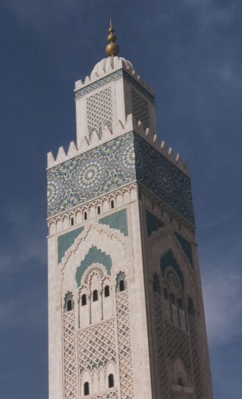 Minaret de la grande mosque Hassan II