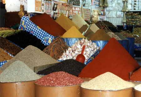 Epices en tout genre � Marrakech