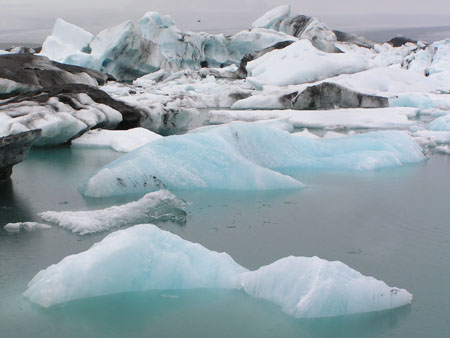 Icebergs au Jokulsarlon