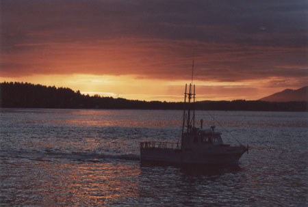 Soleil couchant � Tofino