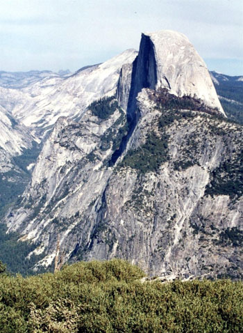 Half Dome vu de Glacier point
