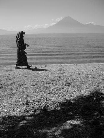 Le volcan san pedro du panajachel