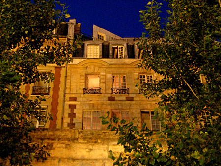 Quais de Seine, la nuit
