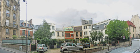 Enfilade de demeures, rue Hall�