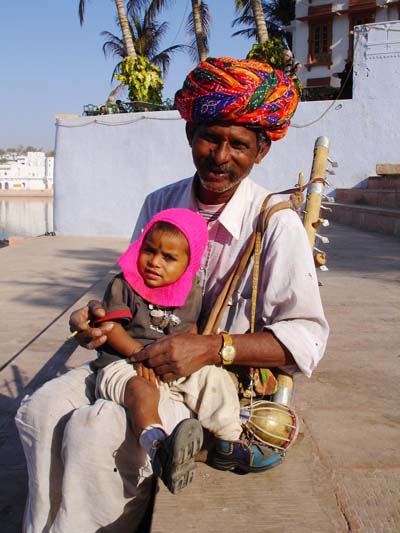 Musicien et son b�b�