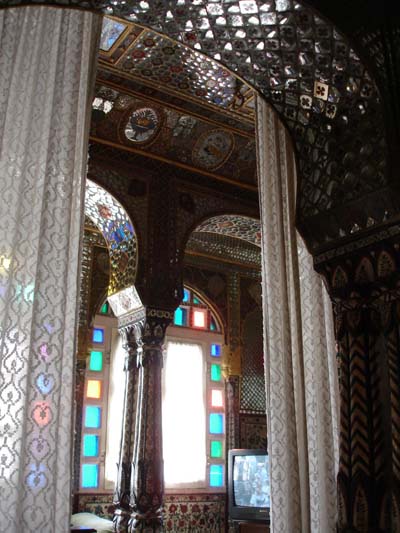 Int�rieur d' une chambre au samode Haveli