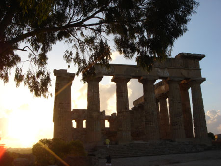 Coucher du soleil � Selinonte