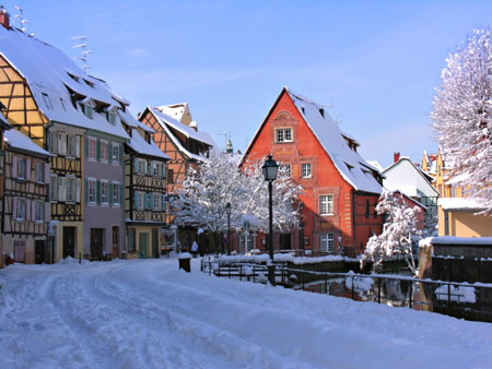 Colmar sous la neige