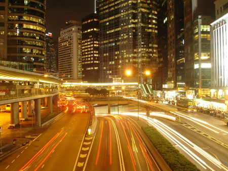 Hong Kong de nuit