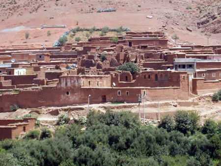 Village en terre cuite 