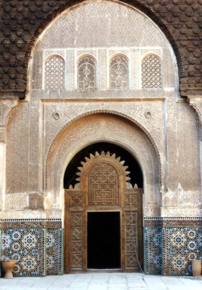 Entr�e de la m�dersa Ben Youssef