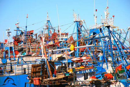 Embouteillage au port...