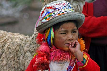 Fillette � Pisac