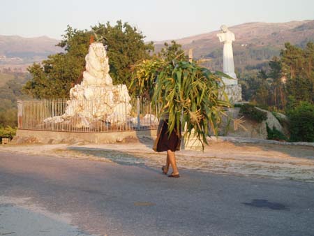 La paysanne et le ma�s