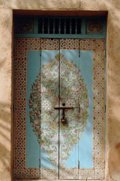 Rabat, porte peinte.