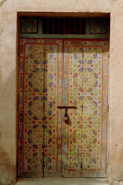 Rabat, porte peinte