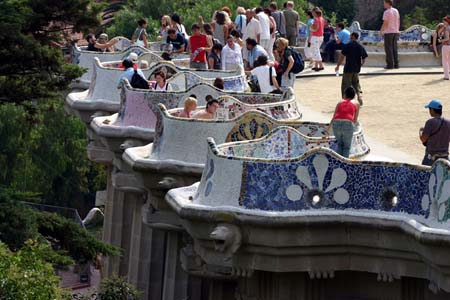 Parc d'amusement sur mosa�que