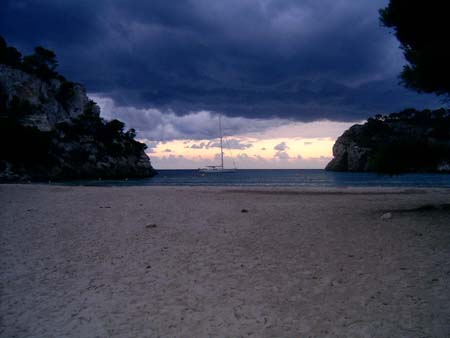 Coucher de soleil � Cala Macarelletas