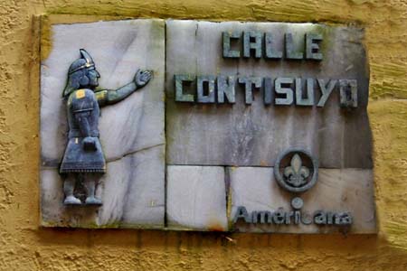 Signalisation � Aguas Calientes