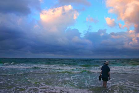Seul sur la Plage...