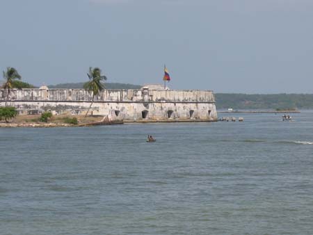 Ariv�e en Colombie par la mer