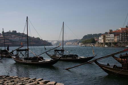 Barcos rabelos (Chais du port de Gaia)