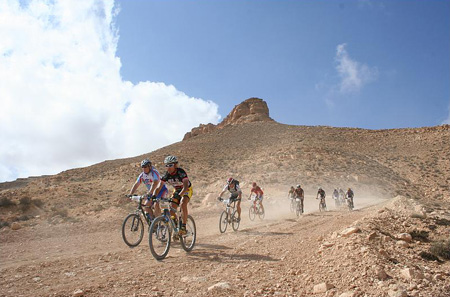 Le Sud tunisien a VTT