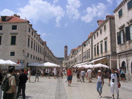Rue principale de Dubrovnik