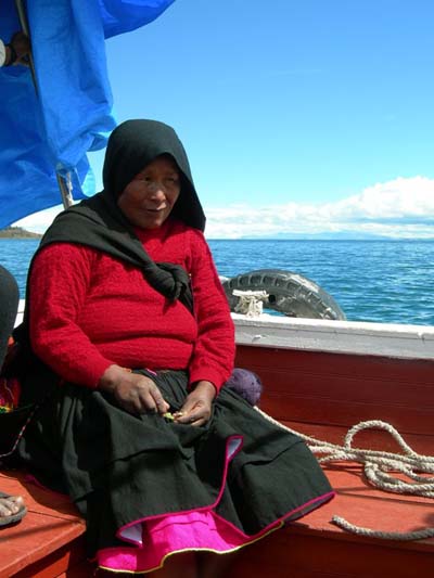 Tisseuse de l'�le de Taquile