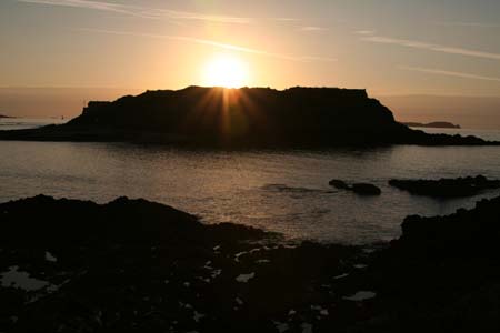 Coucher de soleil � Saint Malo