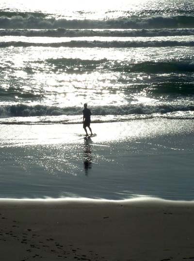 Skimboarder � Biscarrosse