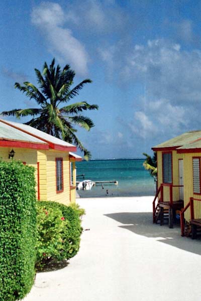 "plage de Caye Caulker"