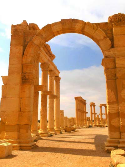 Colonnade � Palmyre