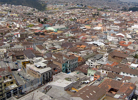 Les to�ts de Quito 