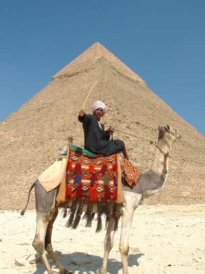 Pose devant Kh�phren