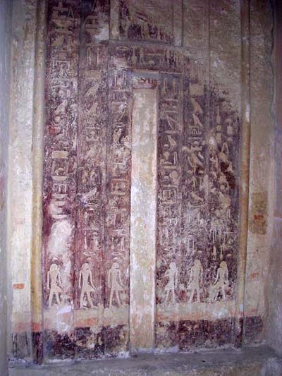 Fresques et Hi�roglyphes de Saquarah