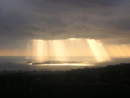 Illuminations sur l'�le du du Frioul