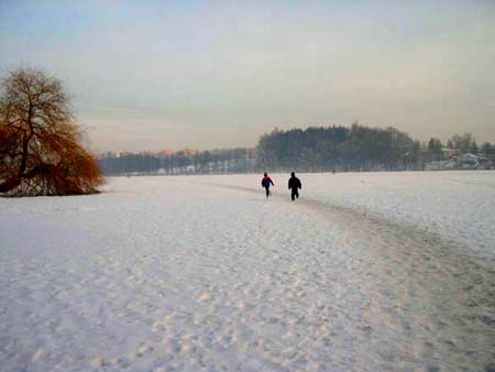 Lac gel� de Jindrichuv Hradec