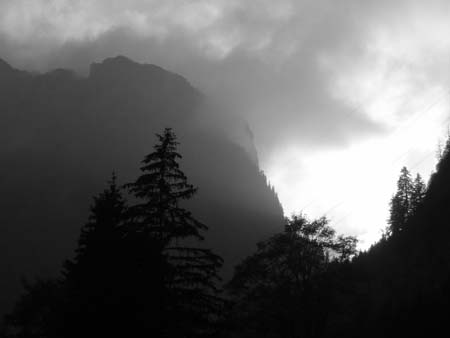 Kandersteg avant l'orage