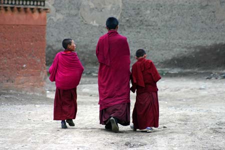 Fin de journ�e � Xiahe