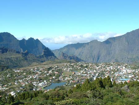 Vue sur Cilaos