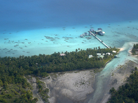 Ferme perli�re vue d'avion
