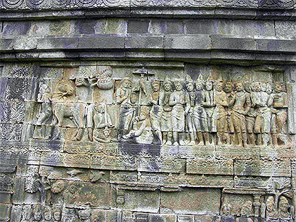 Bas-relief � Borobudur