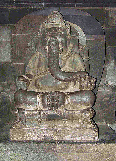 Statue du dieu Ganeh � Pranbanan