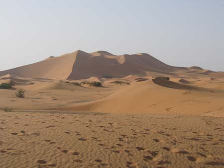Les dunes de Merzouga
