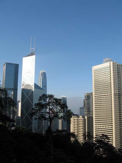Bank of China sur la gauche