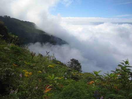 Au dessus des nuages!