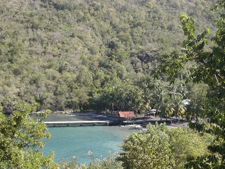 Plage noire de Martinique