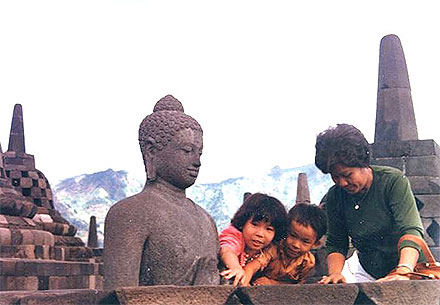 Borobudur - F�vrier 78