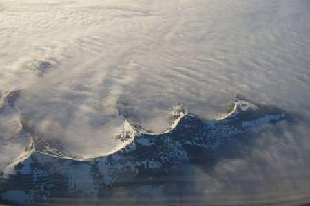 Baie du Roi vue du ciel